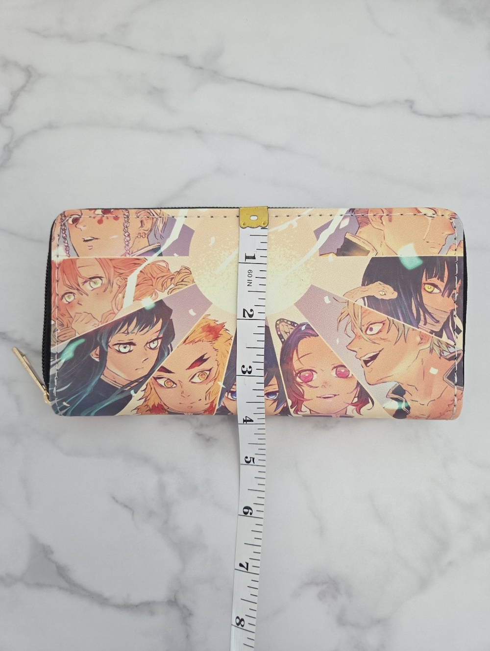 Anime Character Print Zip Around Long Wallet Card Holder - Picture 12 of 12
